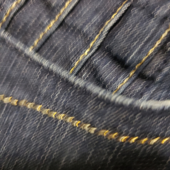 Hip Jeans- dark wash- mid rise- gold trim- boot cut-Sz.1-nwot - Picture 7 of 9
